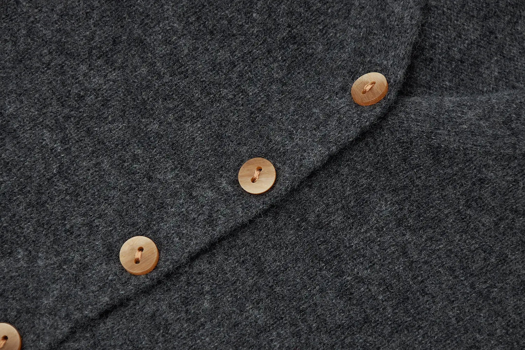 An image of a   31309 V-Neck Wool Cardigan by  Mirra Masa