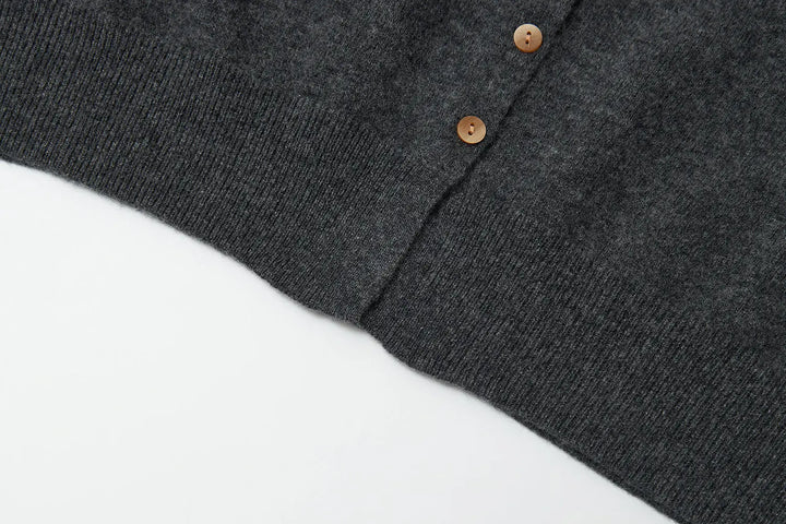 An image of a   31309 V-Neck Wool Cardigan by  Mirra Masa