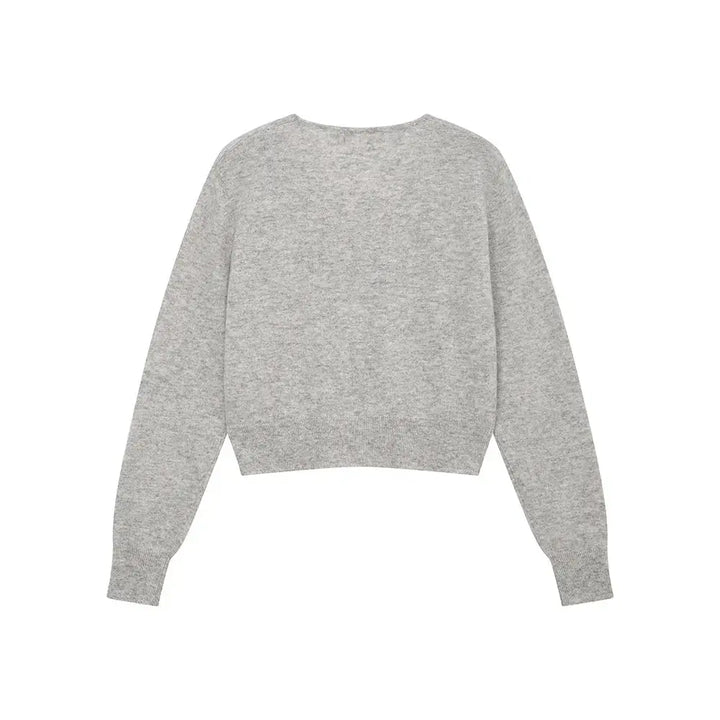 An image of a   31309 V-Neck Wool Cardigan by  Mirra Masa