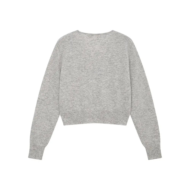 An image of a   31309 V-Neck Wool Cardigan by  Mirra Masa