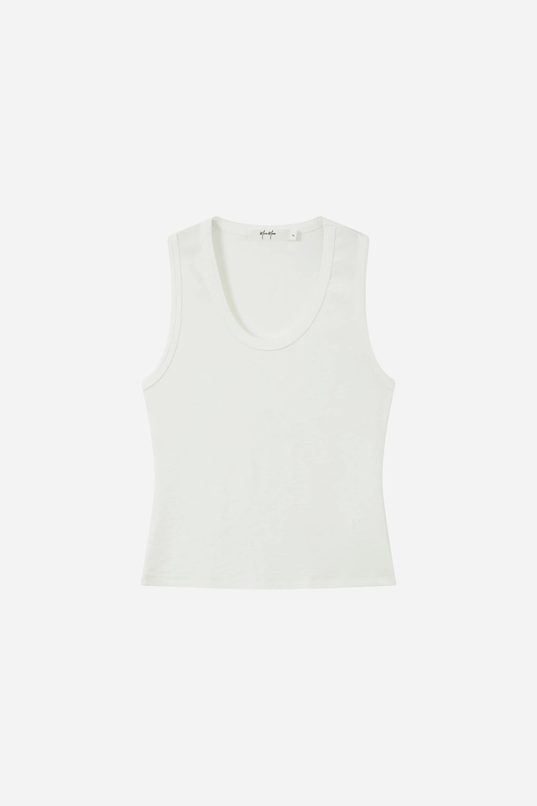 An image of a   31311 Essential Scoop Neck Tank by  Mirra Masa
