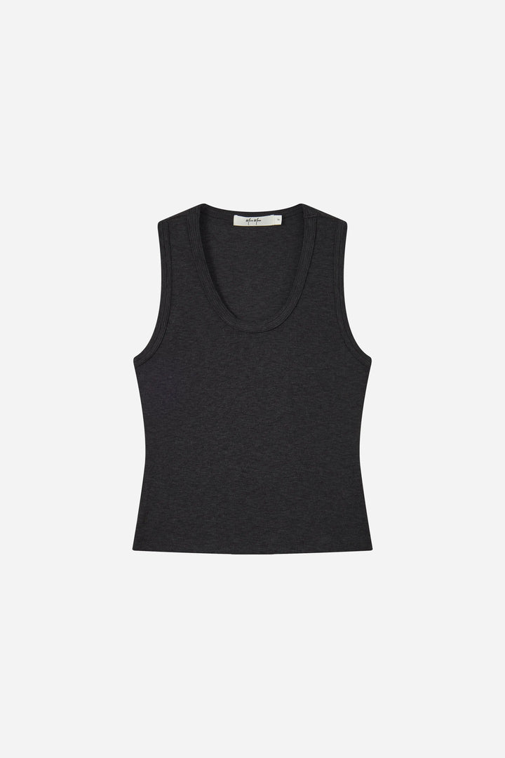 An image of a   31311 Essential Scoop Neck Tank by  Mirra Masa