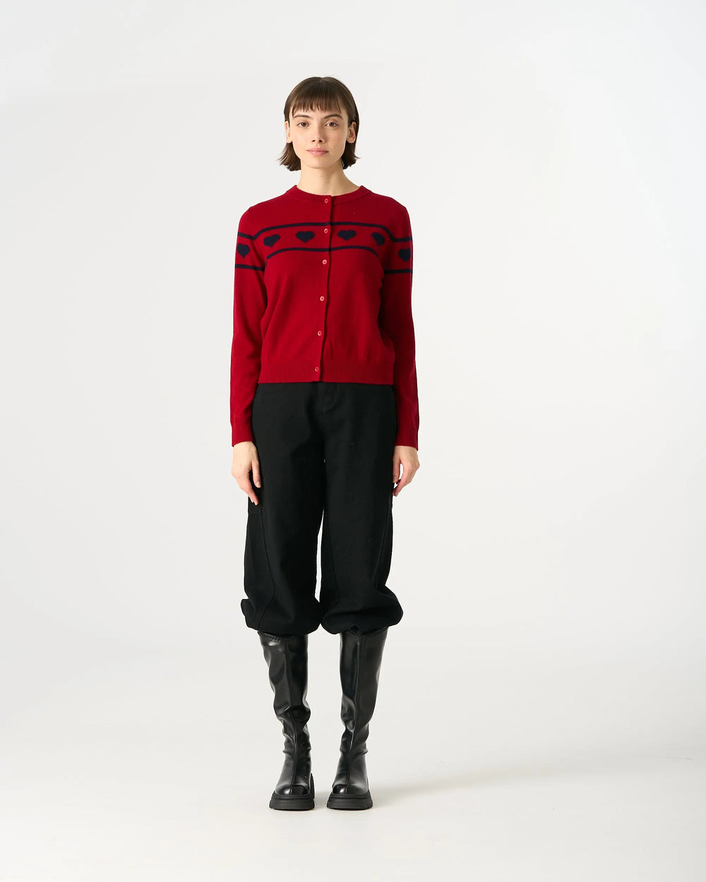 An image of a   31319 Love-In-Knit Cardigan by  Mirra Masa