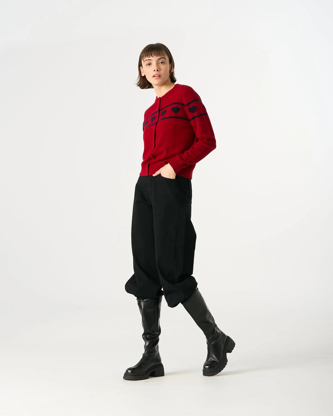 An image of a   31319 Love-In-Knit Cardigan by  Mirra Masa