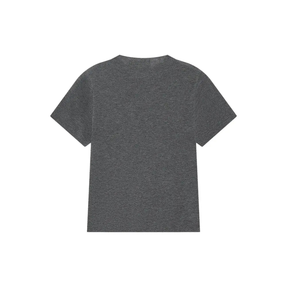 An image of a   31327 Crewneck Knitwear T-Shirt by  Mirra Masa