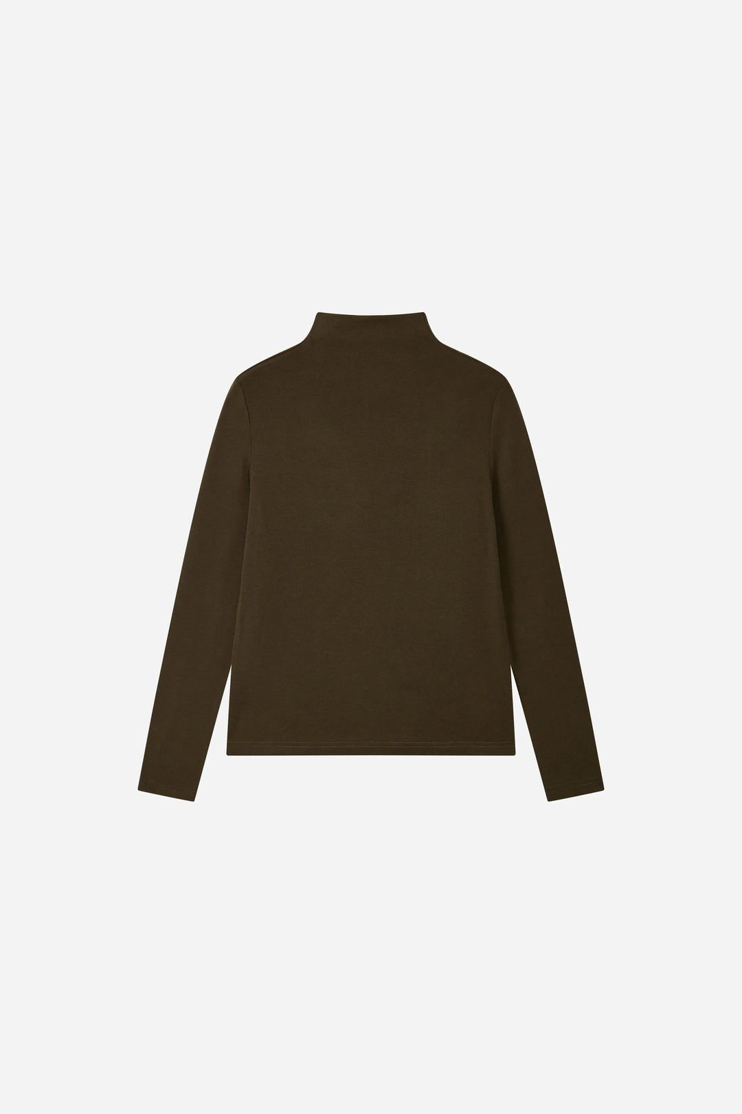 An image of a   31348 Stretch Mock-Neck Long-Sleeve Top by  Mirra Masa