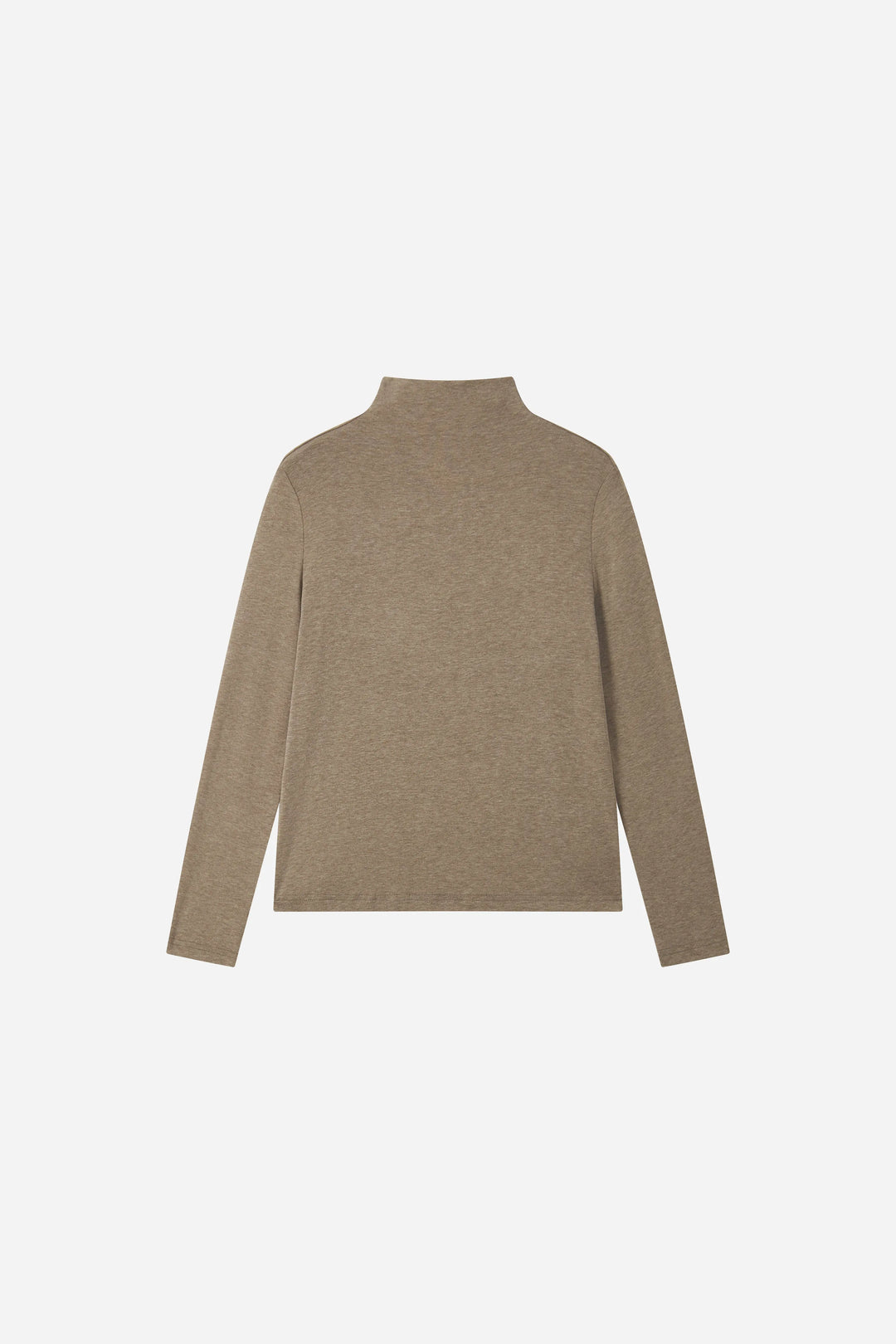 An image of a   31348 Stretch Mock-Neck Long-Sleeve Top by  Mirra Masa