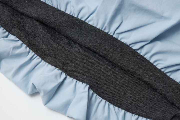 An image of a   31364 Tucked and Cropped Layered Shirt by  Mirra Masa
