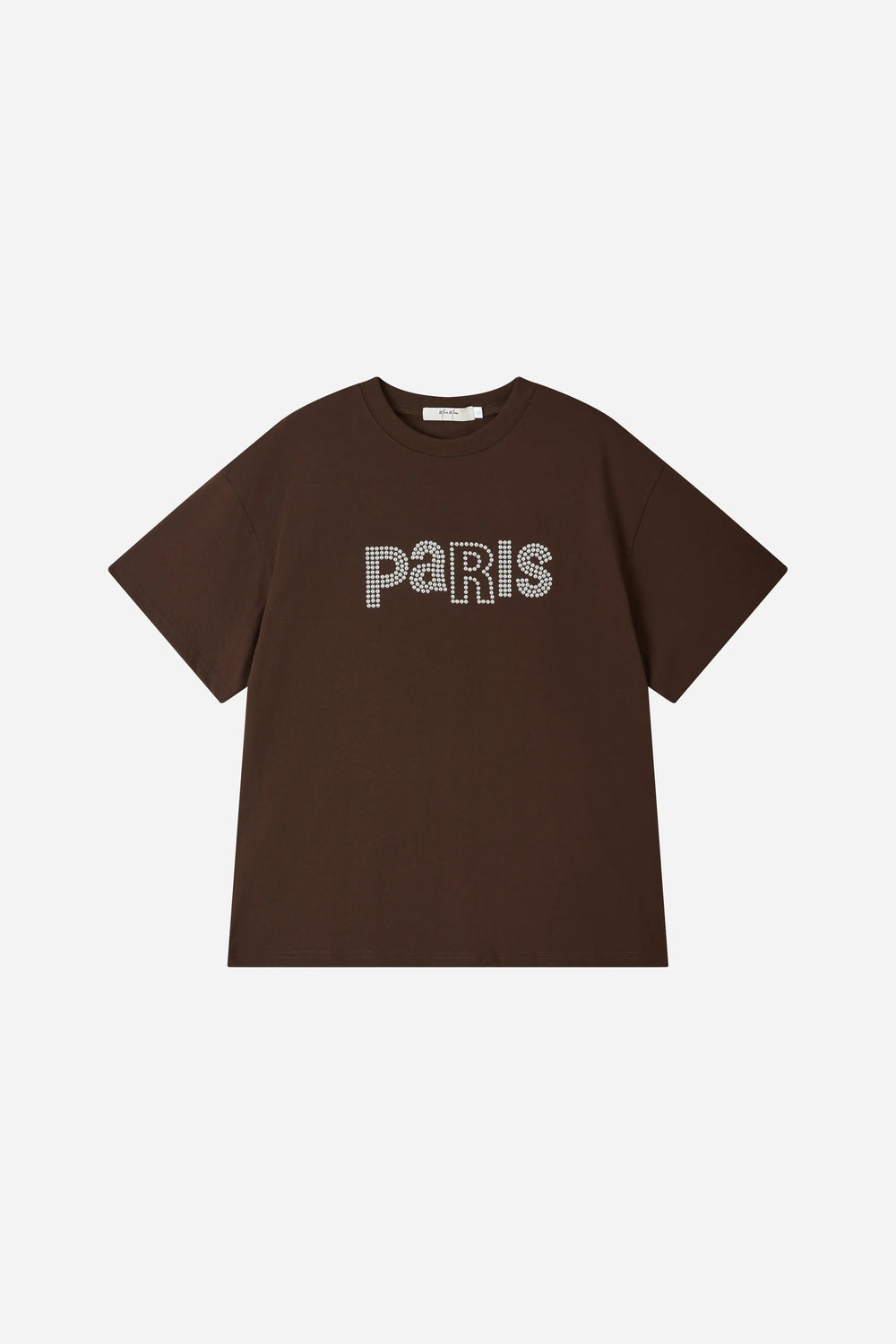An image of a   31382 Rhinestone Graphic Tee by  Mirra Masa