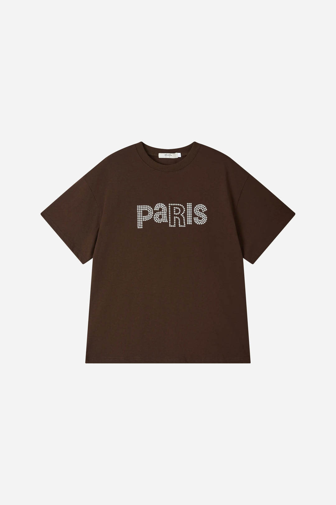 An image of a   31382 Rhinestone Graphic Tee by  Mirra Masa