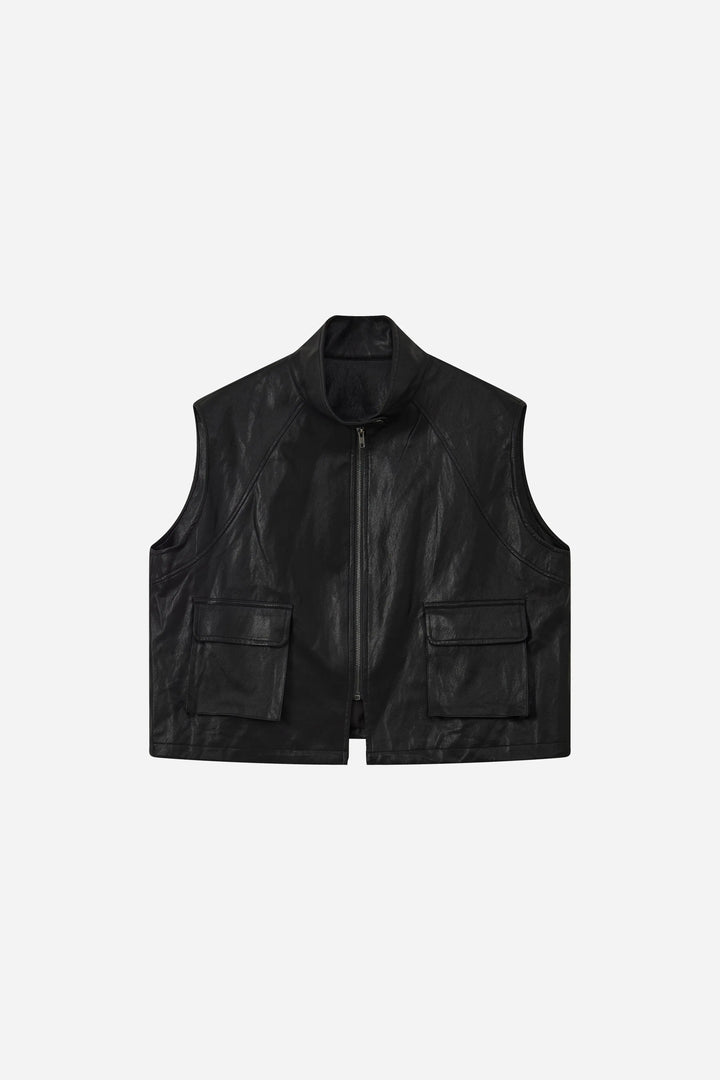 An image of a   31422 Zip-Front Utility Vest by  Mirra Masa