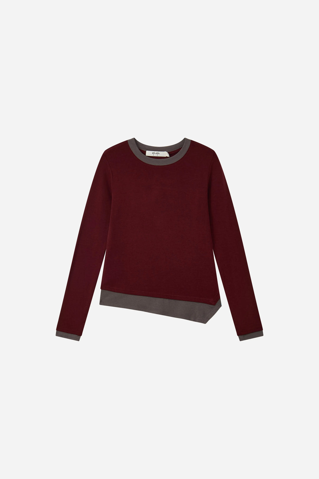 An image of a   31439 Layered Edge Long-Sleeve Top by  Mirra Masa