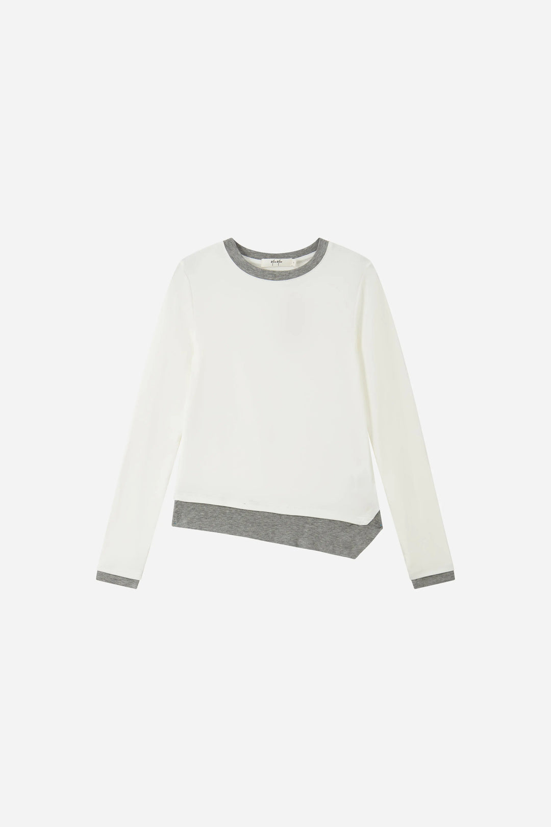 An image of a   31439 Layered Edge Long-Sleeve Top by  Mirra Masa