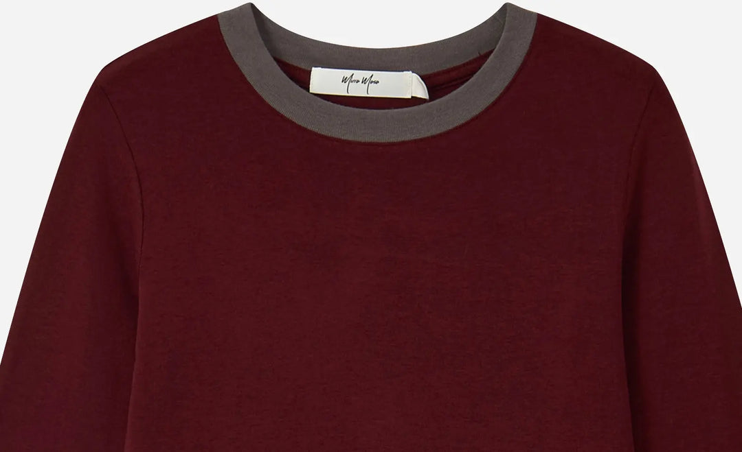 An image of a   31439 Layered Edge Long-Sleeve Top by  Mirra Masa