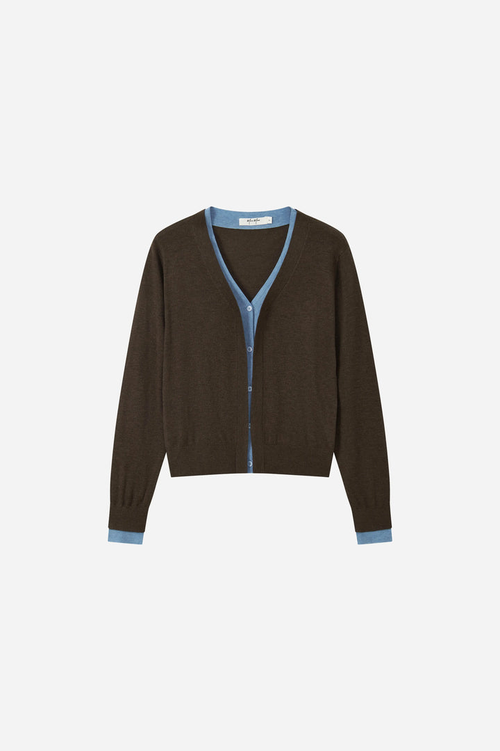 An image of a   31440 Outline Cardigan by  Mirra Masa