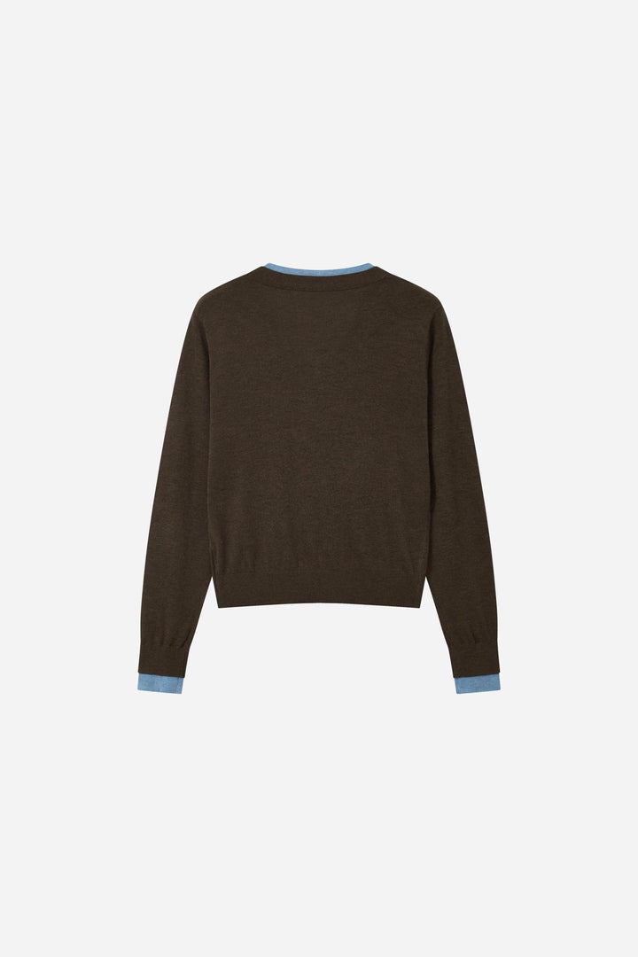 An image of a   31440 Outline Cardigan by  Mirra Masa