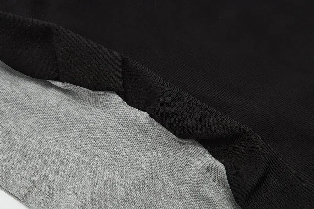 An image of a   31443 Layered and Cropped Hoodie by  Mirra Masa