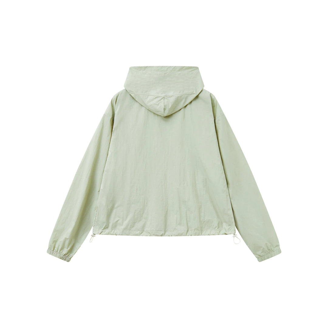 An image of a  Limestone Green / One-Size 31462 Sun Jacket by  Mirra Masa