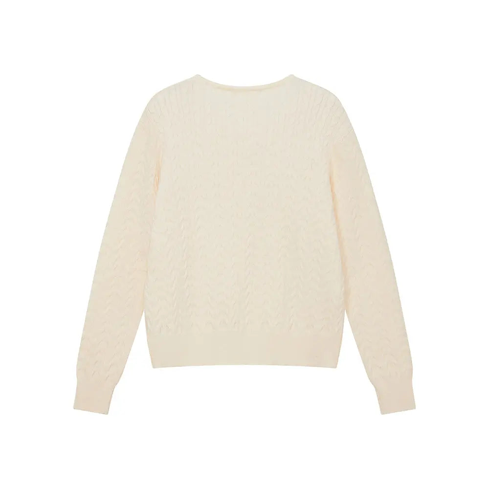 An image of a   31467 Knitwear with Colored Buttons by  Mirra Masa