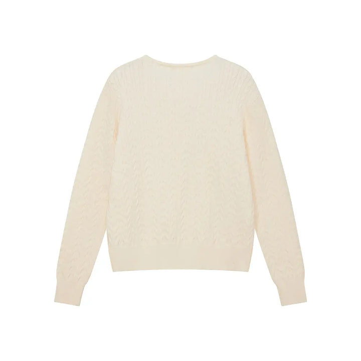 An image of a   31467 Knitwear with Colored Buttons by  Mirra Masa