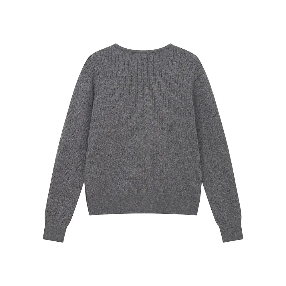 An image of a   31467 Knitwear with Colored Buttons by  Mirra Masa
