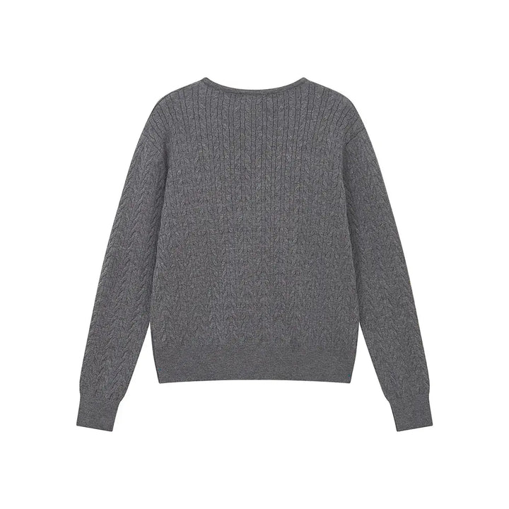 An image of a   31467 Knitwear with Colored Buttons by  Mirra Masa