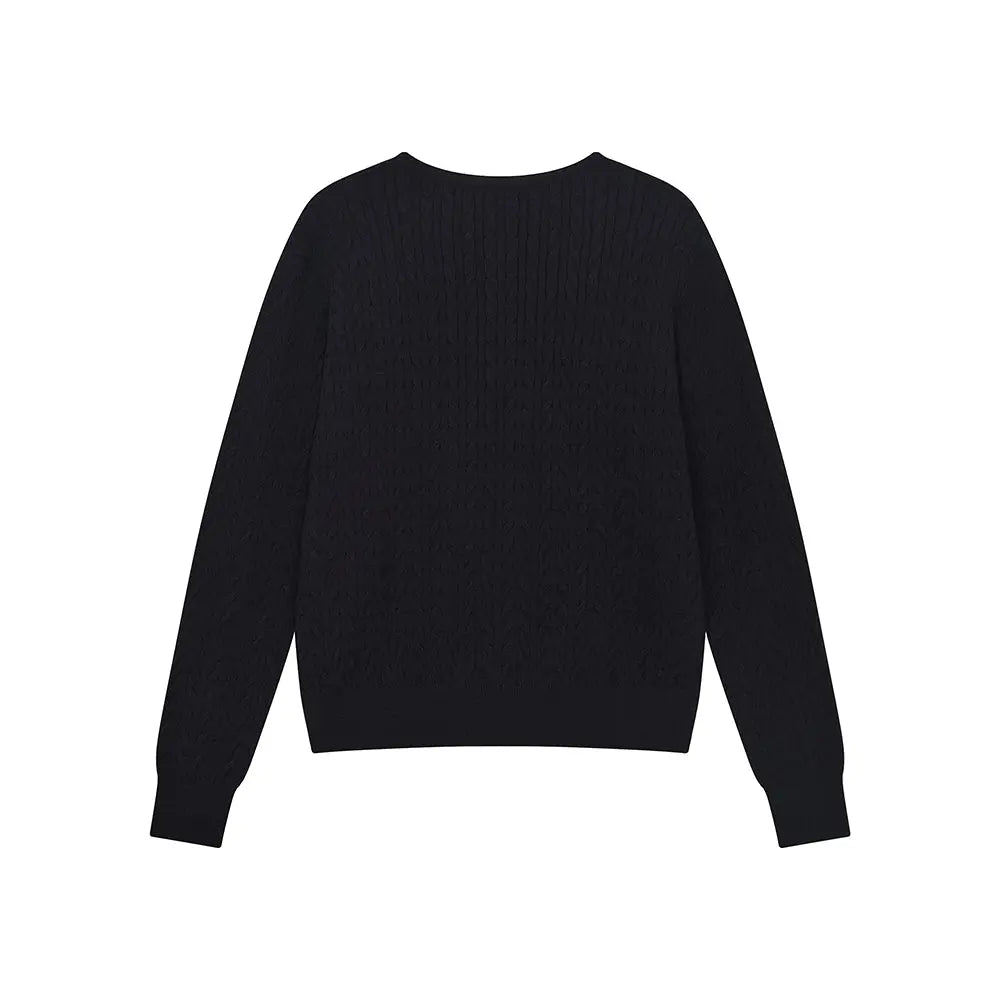 An image of a   31467 Knitwear with Colored Buttons by  Mirra Masa