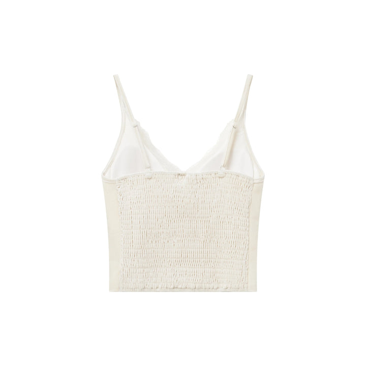 An image of a   31494 Laced Velvet Cami Top by  Mirra Masa