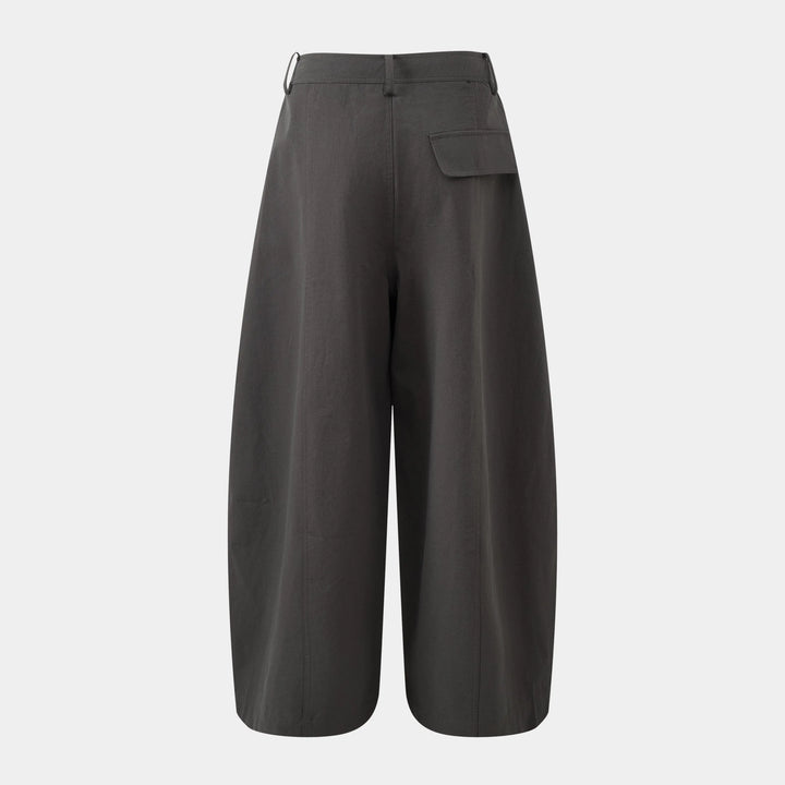 An image of a   31516 Patch-Pocket Barrel-Leg Pants by  Mirra Masa