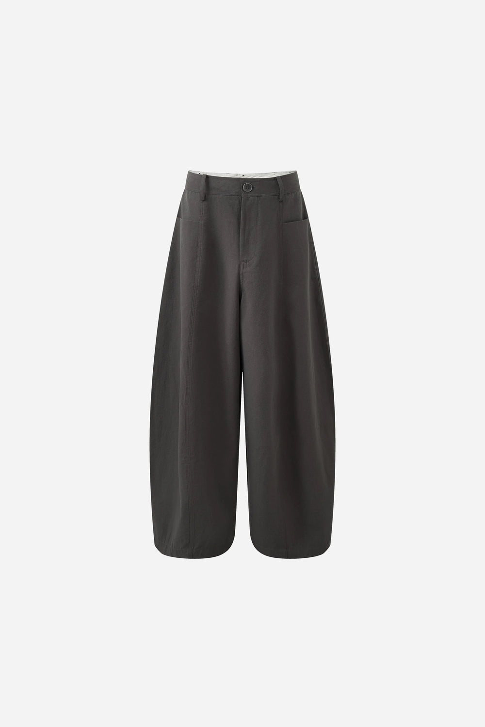 An image of a   31516 Patch-Pocket Barrel-Leg Pants by  Mirra Masa