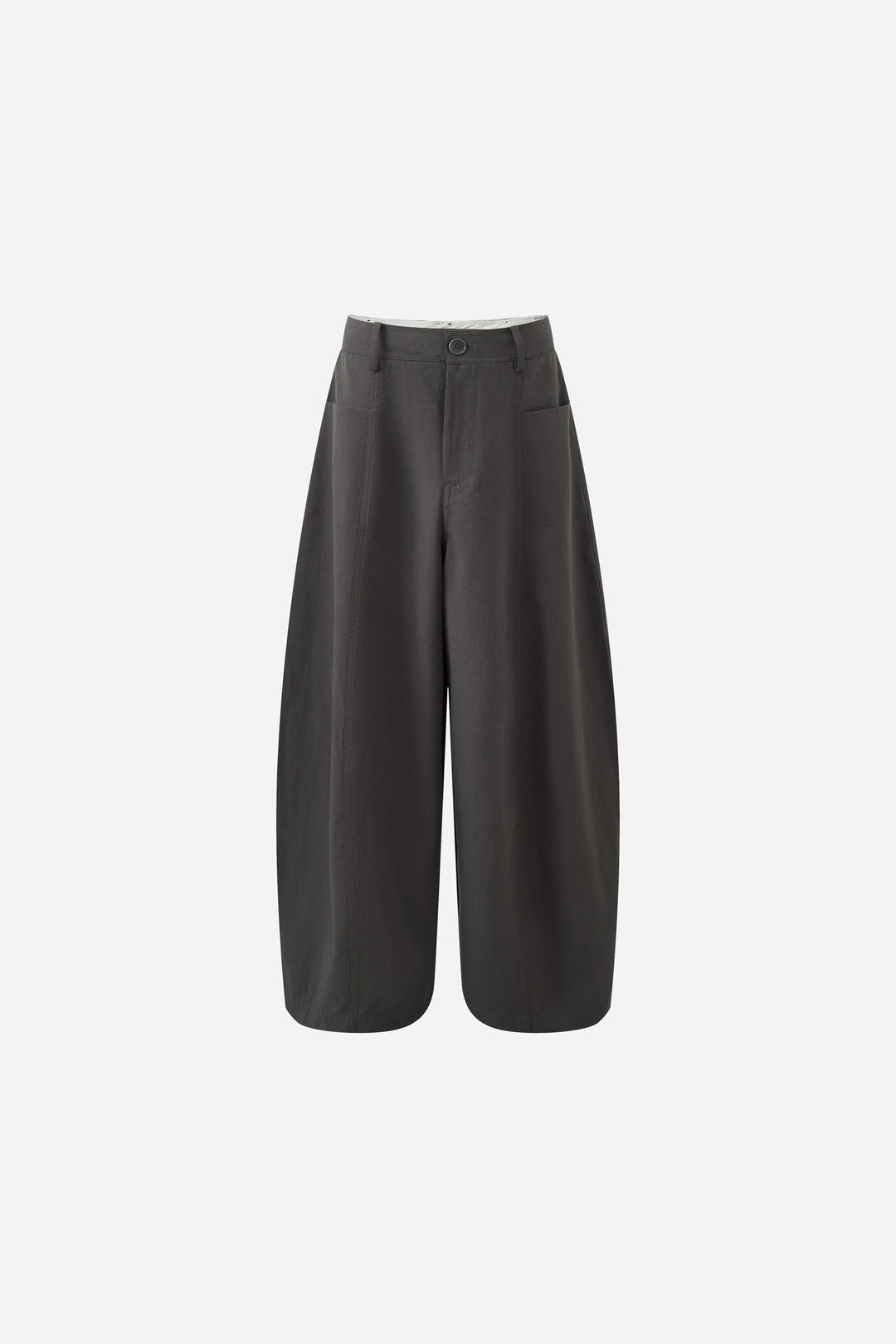 An image of a   31516 Patch-Pocket Barrel-Leg Pants by  Mirra Masa