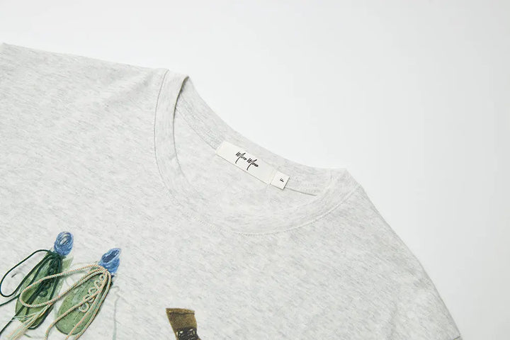 An image of a   31526 Graphic Long Sleeve T-Shirt by  Mirra Masa