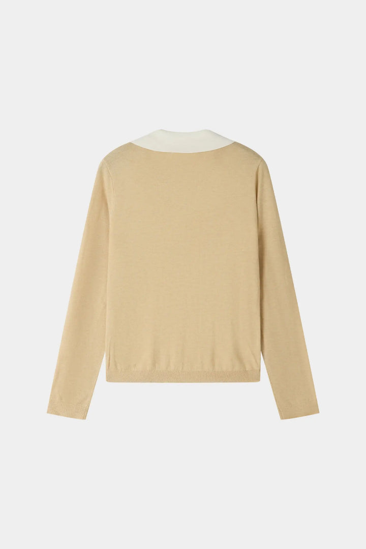 An image of a   31539 Core Layered V-Neck by  Mirra Masa