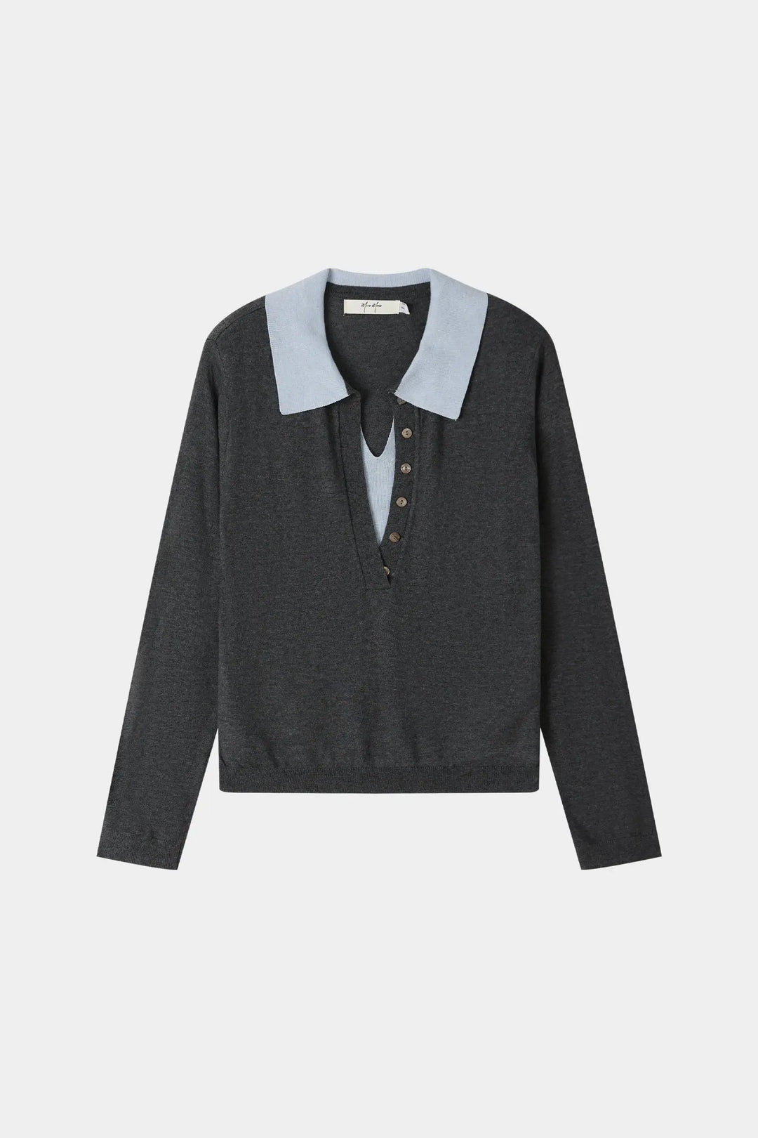 An image of a   31539 Core Layered V-Neck by  Mirra Masa