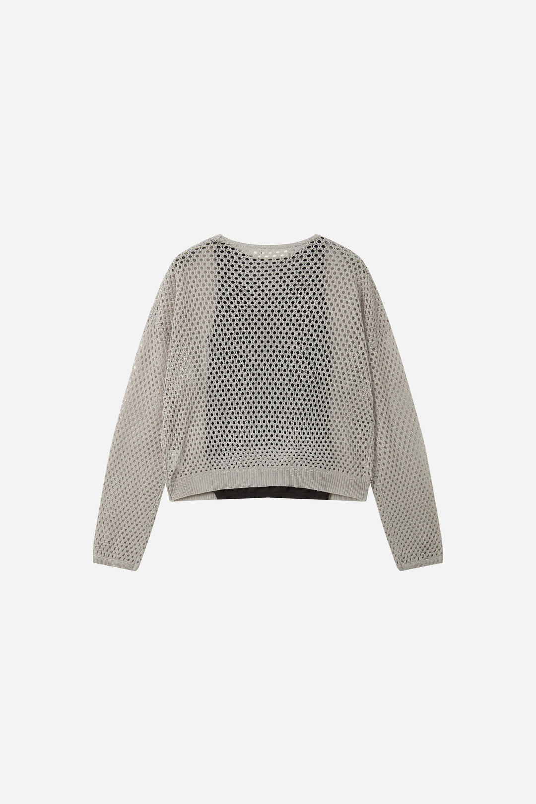 An image of a   31545 Open-Knit Sweater & Camisole Set by  Mirra Masa