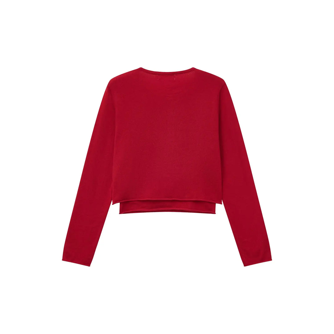An image of a   31552 Layered Cardigan Set by  Mirra Masa