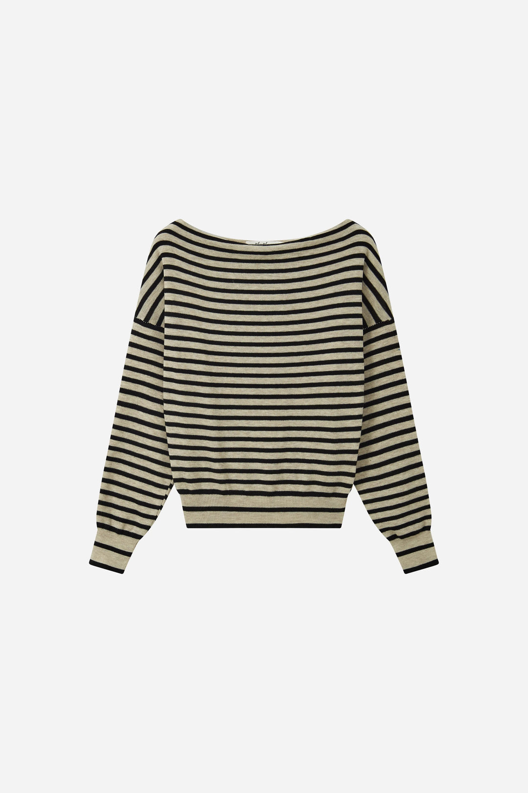 An image of a   31569 Off-Shoulder Knit Top by  Mirra Masa