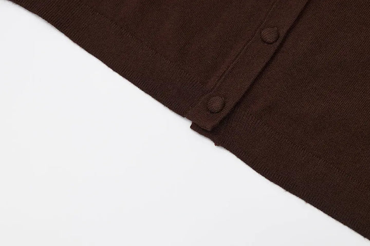 An image of a   31573 Classic Button-Front Knit Top by  Mirra Masa