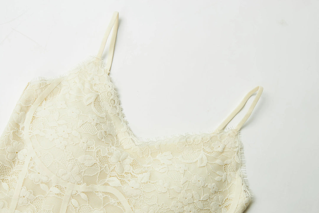 An image of a   31603 Laced Slip Top by  Mirra Masa