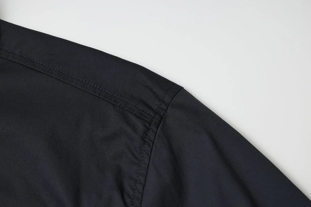 An image of a   31616 Cropped Classic Button-Up Shirts by  Mirra Masa