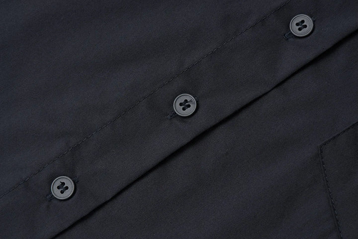 An image of a   31616 Cropped Classic Button-Up Shirts by  Mirra Masa