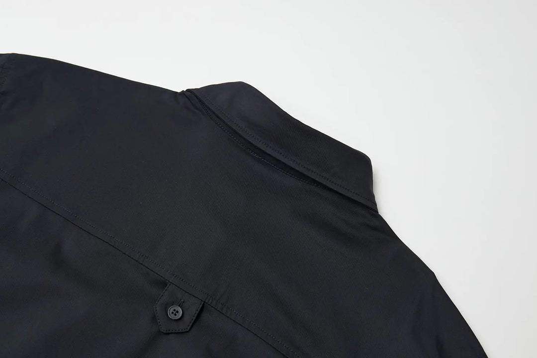 An image of a   31616 Cropped Classic Button-Up Shirts by  Mirra Masa