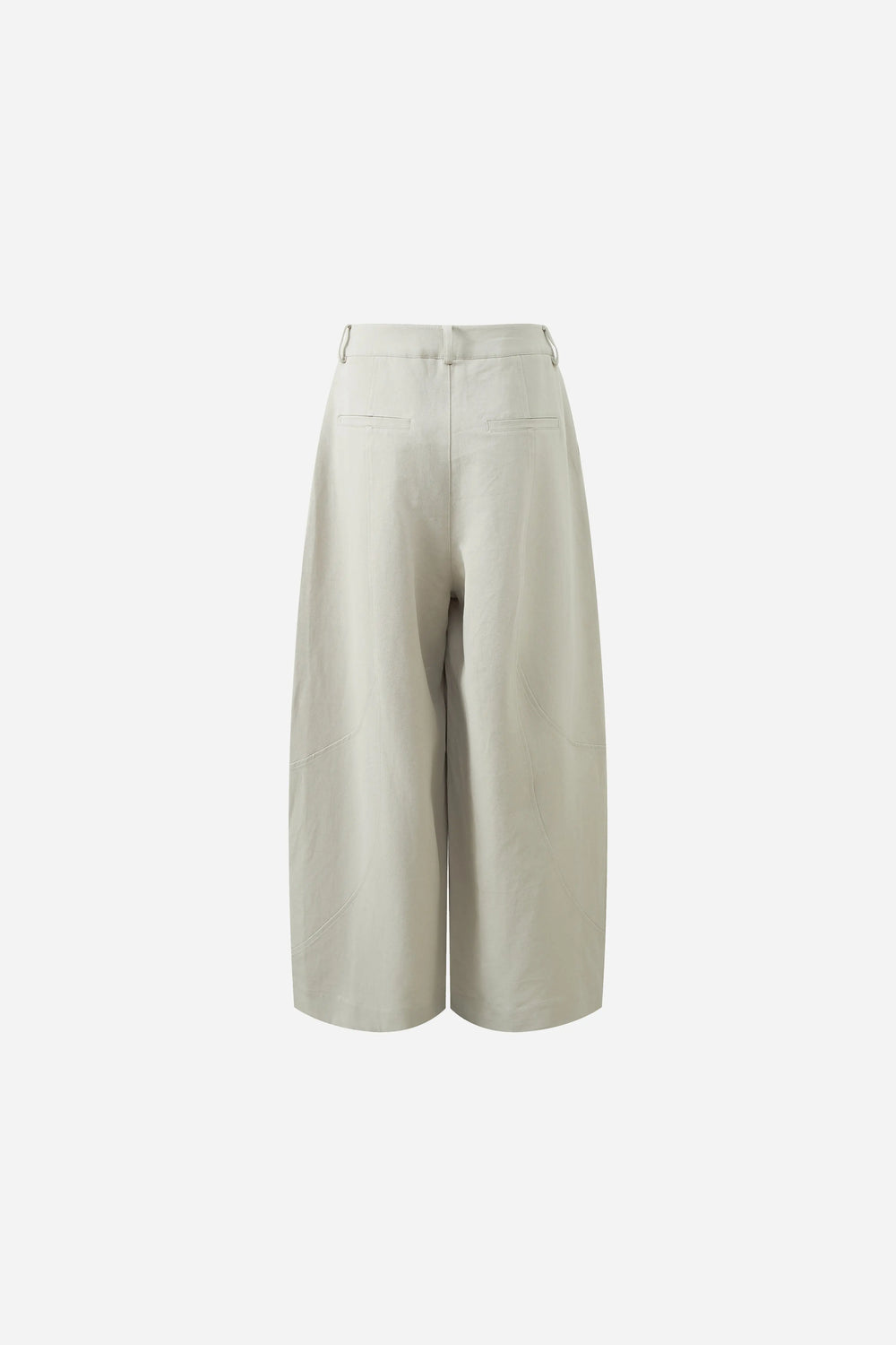 An image of a   31619 Curved-Seam Barrel-Leg Pants by  Mirra Masa