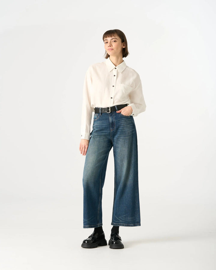 An image of a   31713 Tencel Blend Shirt by  Mirra Masa