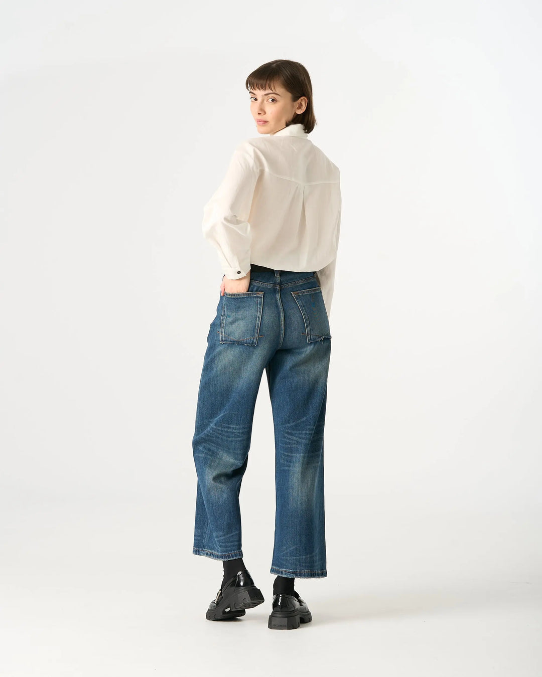 An image of a   31713 Tencel Blend Shirt by  Mirra Masa