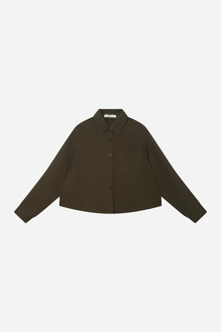 An image of a   31713 Tencel Blend Shirt by  Mirra Masa