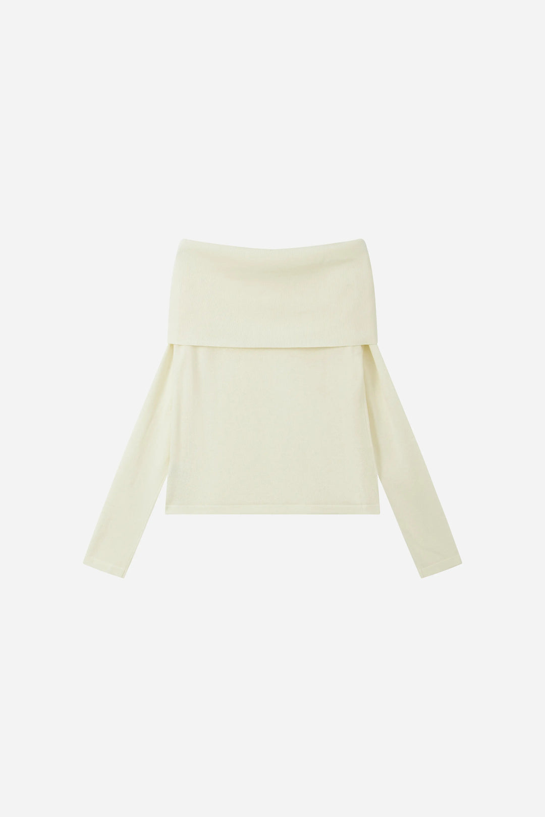 An image of a   31717 Sculpted Off-Shoulder Sweater by  Mirra Masa