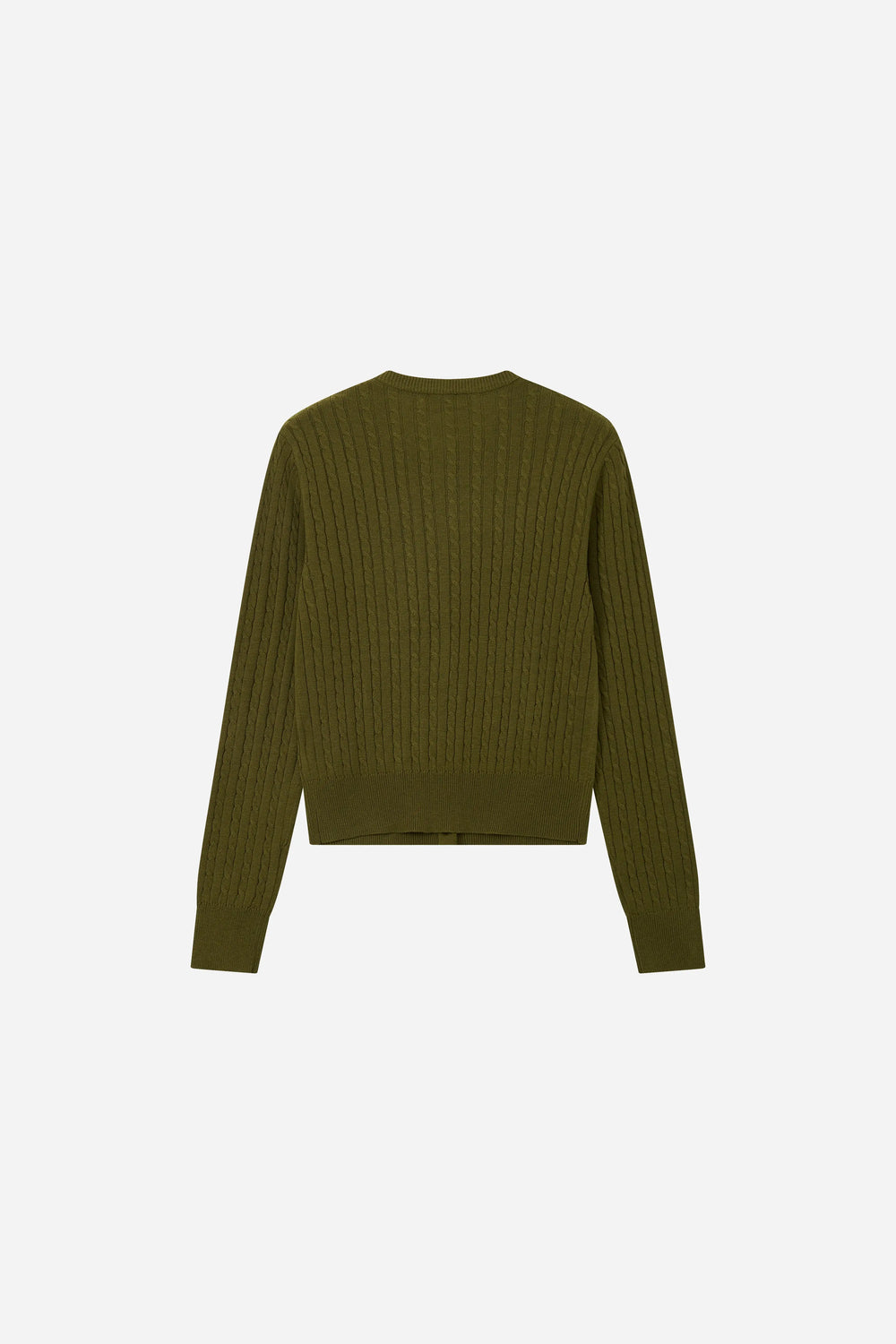 An image of a   31720 Equestrian Cable-Knit Cardigan by  Mirra Masa