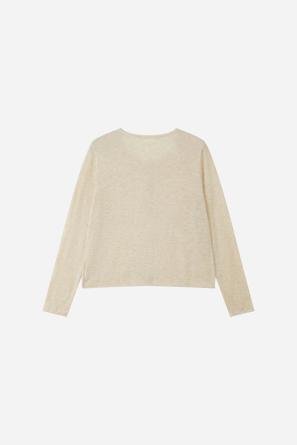 An image of a   31734 Fine-Knit Button-Front Cardigan by  Mirra Masa