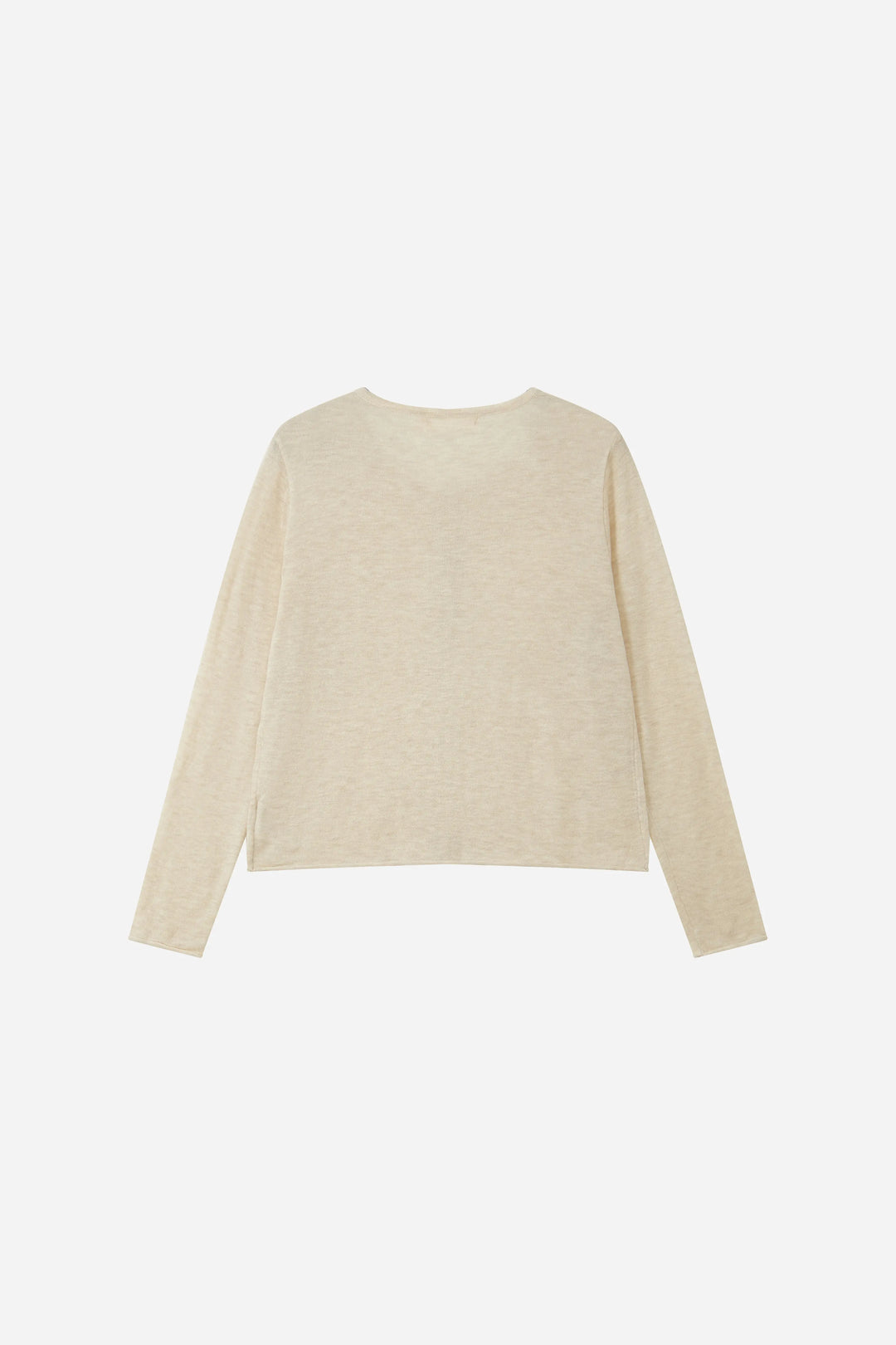 An image of a   31734 Fine-Knit Button-Front Cardigan by  Mirra Masa